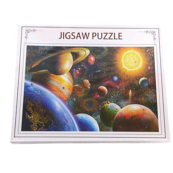 1000 Piece Jigsaw Puzzle Space Stars Solar System Educational Nattork New Sealed - Picture 1 of 2